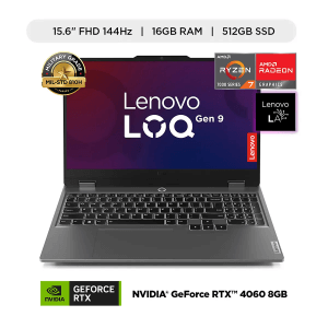 Laptop Gamer Loq Amd Ryzen 7 Rtx 4060 16gb Ram 512 Gb Ssd 15.6" Fhd 144hz Serie 7000